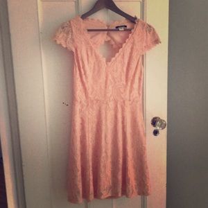 Pink Lace Dress